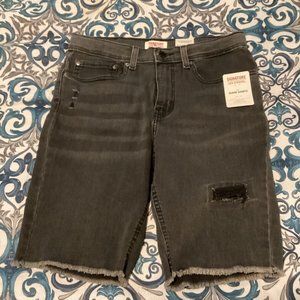 Signature Levi Strauss Black Distressed Boys Jeans Size 18 Reg New [NWT]